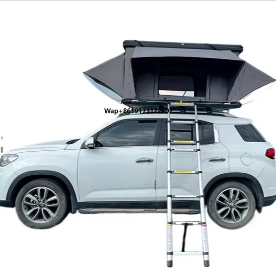 

Portable Fully Automatic Foldable Hard Shell Pop-Up SUV Tent Ladder Waterproof Sunroof Roof for Self-Driving Cars Made Aluminum