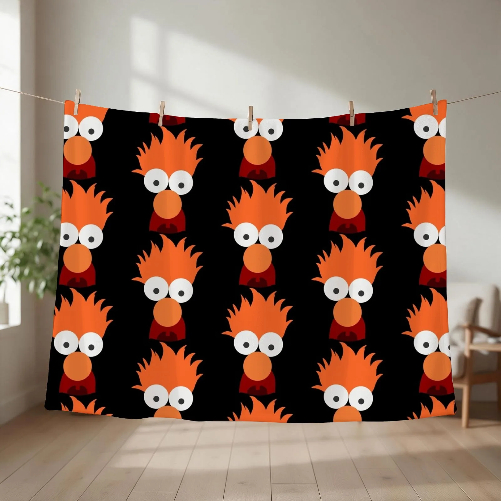 Beaker Throw Blanket couch cozy soft plush fuzzy picnic outdoor blanket