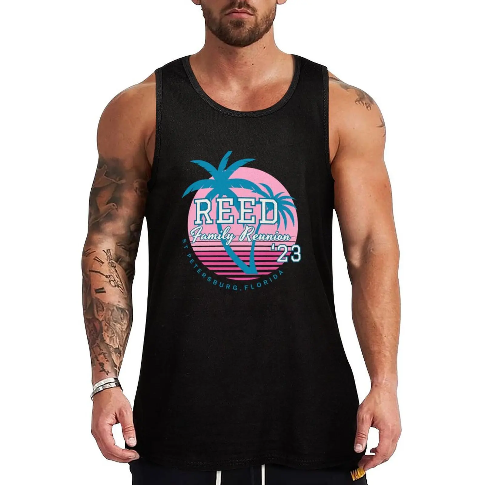 Reed Family Reunion 23 Tank Top mens designer clothes gym t-shirts man