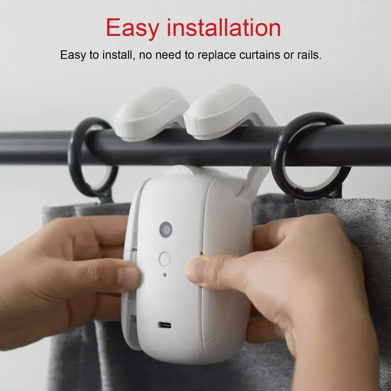 Smart Electric Curtain Motor with Voice and Remote Control for Modern Office Doodle Smart Home Automation System Modern