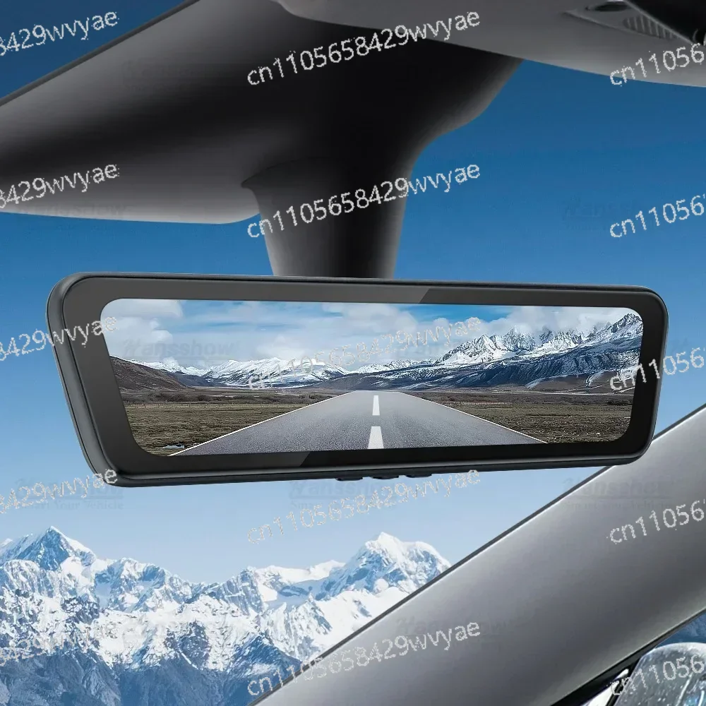 Highland Front and Rear Dual Stream Rearview Mirrors with 8.2-inch High-definition Display Screen, Suitable for T  S L A