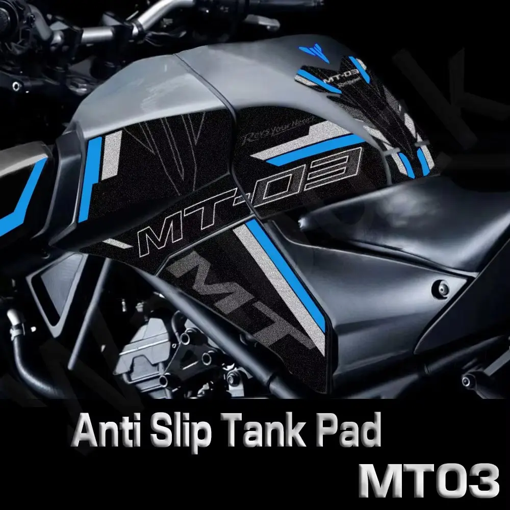 

For MT-03 MT03 mt 03 3M Motorcycle Fuel Tank Pad Stickers Side Gas Cover Protection Grips Knee Decal Accessories