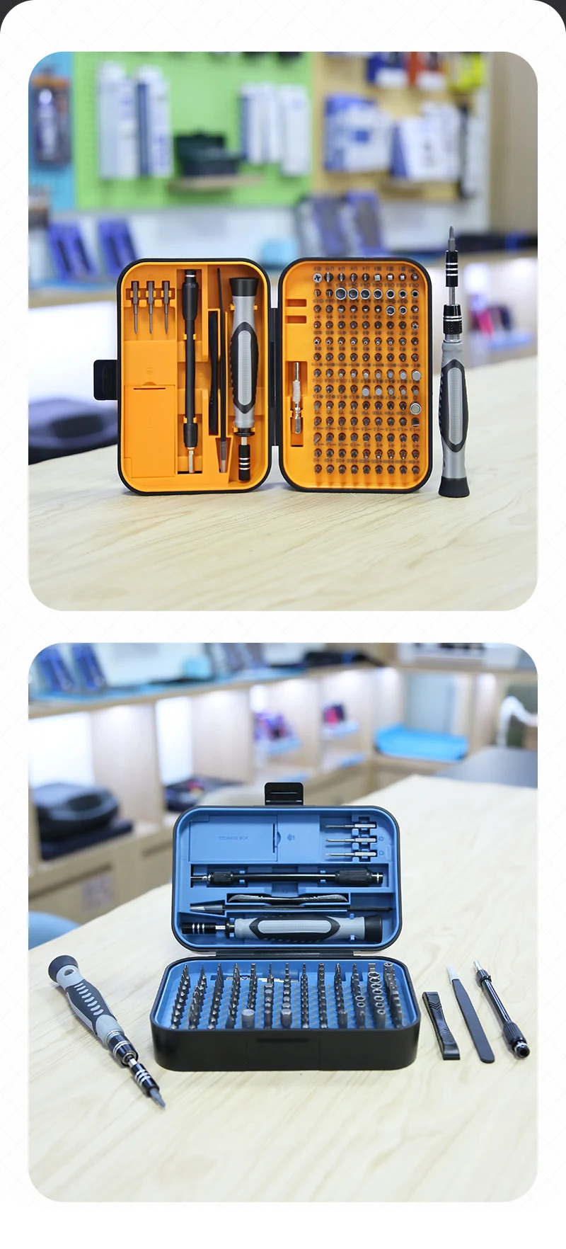 130 in 1 Precision Screwdriver Set Portable Hand Tool Kits Magnetic Bits Mine Small for Xiaomi Mobile Cell Phone PC Watch Repair