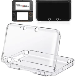 TNP Case for New Model 3DS XL LL 2015 Ultra Clear Crystal Clear Hard Shell Case Shell [New Improved Hingeless Design]