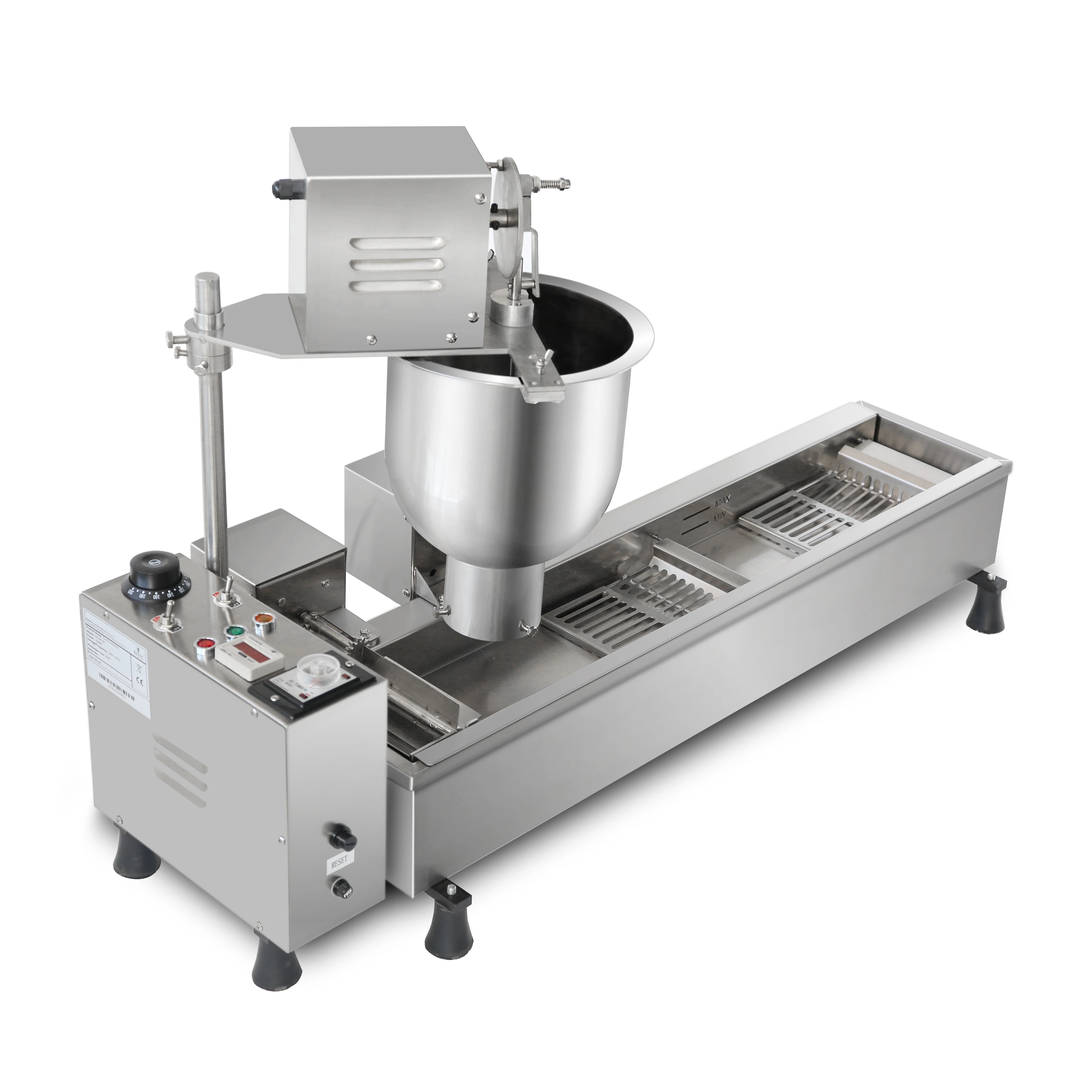 With 3 Different Molds Automatic Production Doughnut Maker Commercial Electric Donut Maker Stainless Steel Donut Making Machine