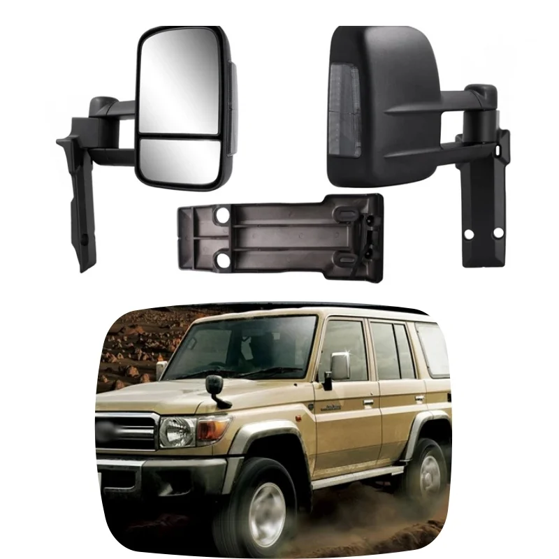 

Car Towing Mirrors for Landcruiser LC70 76 78 79 Series Fj76 Fj79 1984-2018 Pickup RHD Manual Pick up Car Side Mirror