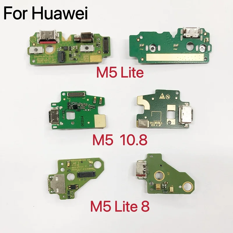 USB Charging Connector Port Board Parts Flex Cable For Huawei MediaPad M5 Lite 8.4 10.8 Flex Cable Replacement Part