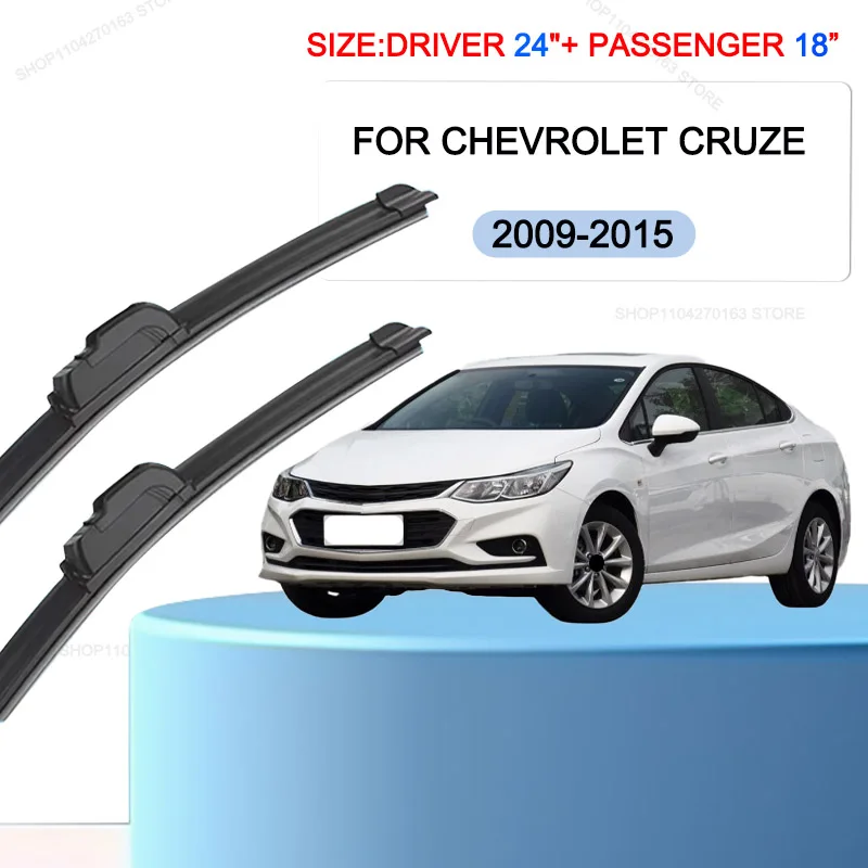 

Car Wiper Blades For Chevrolet CRUZE 2009-2015 Windshield Windscreen Front Window Blades 24"+18" Car Accessories