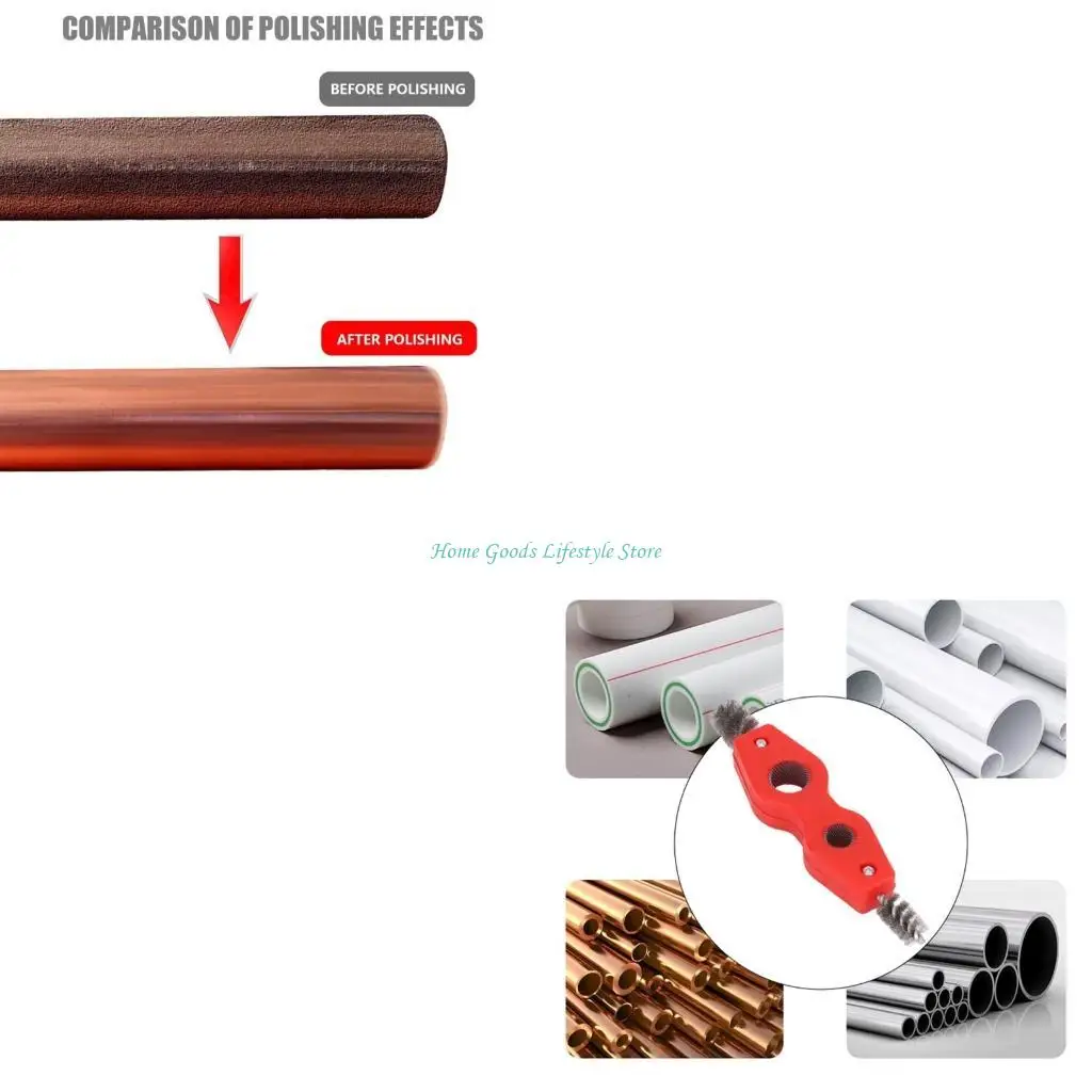 

E74E 4 In 1 Car Battery Terminal Brush for Quick and Simple Vehicle Maintenance Tool