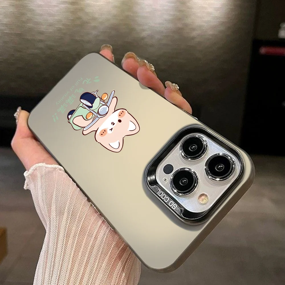 Case For Vivo Y91C Y91i Y93 Y95 1820 2015 V30E V17 V2026 V2029 S1 Pro Cute Animals Cover Vivo1811 1816 1920 1906 IMD Plating