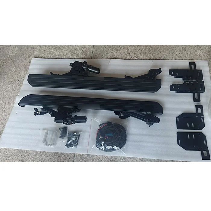 Intelligent Power Running Boards, Electric Retractable Side Step Nerf Bars for Mercedes Benz G63, Aircraft Grade Aluminum, Black
