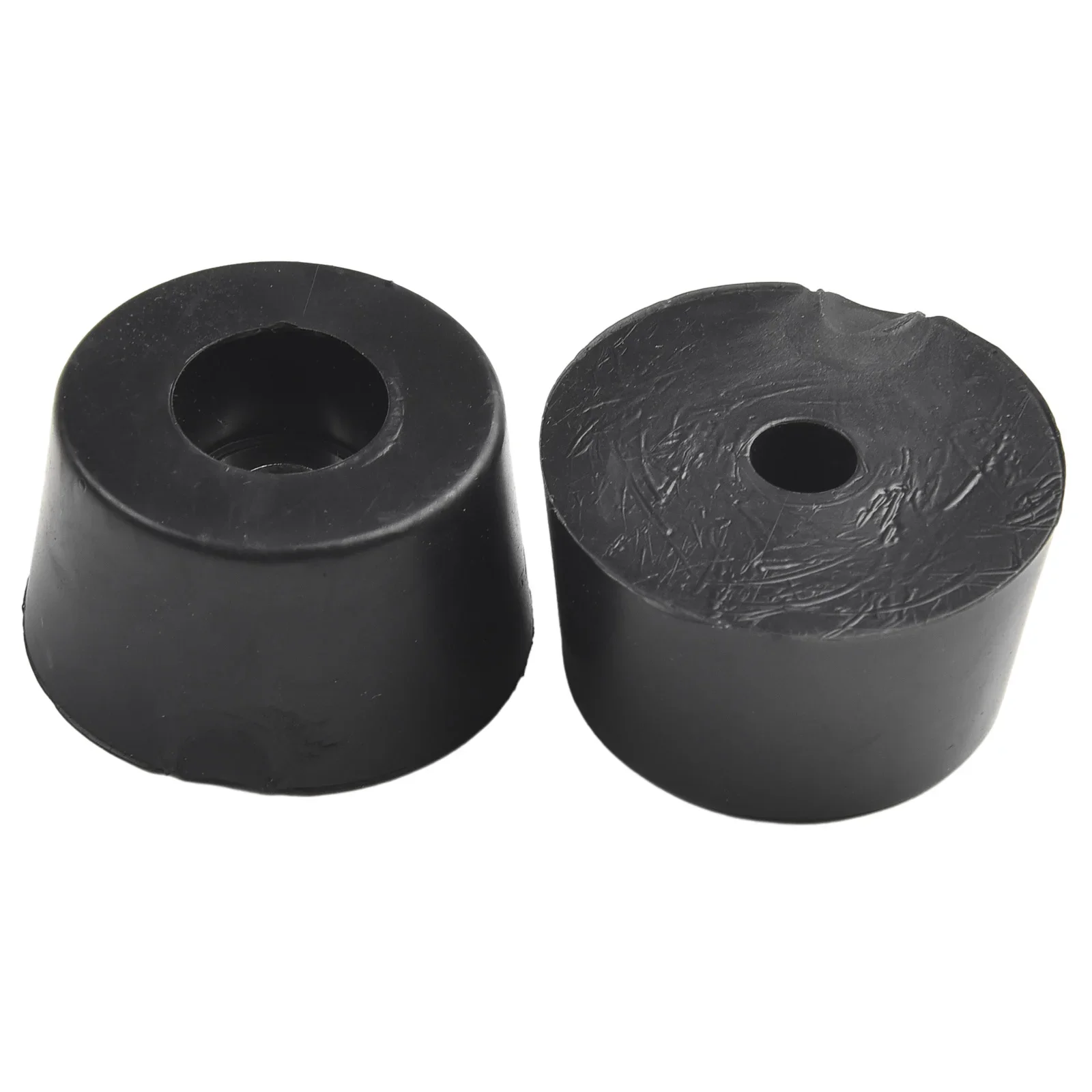 4 Rubber Equipment Feet 19mm Tall Steel Washer Diameter 33mm Round Bench Grinder Rubber Material In Black Color