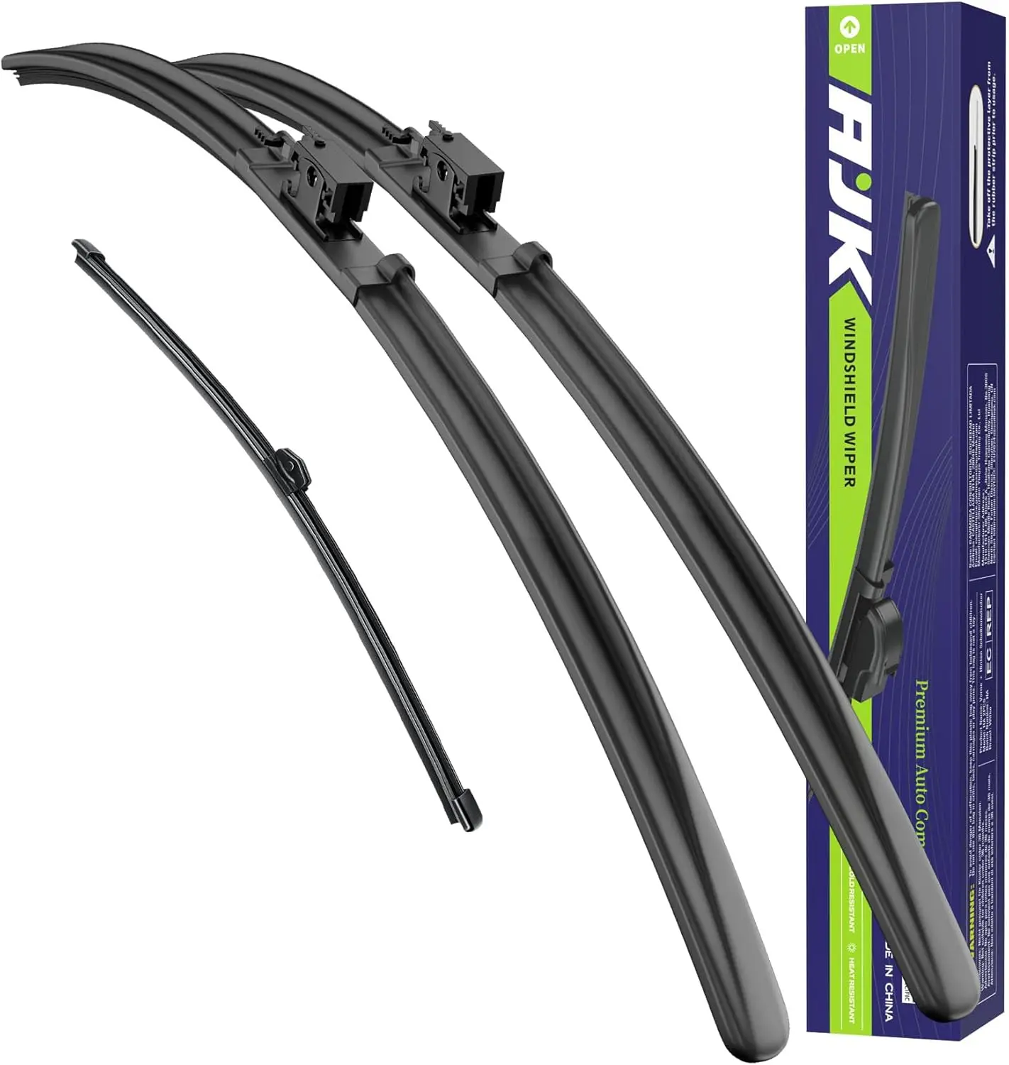 Limpiaparabrisas delantero y trasero para Mercedes-Benz GLB 2020 2021 2022 2023 2024 2025, 3 piezas para todo tipo de clima, calidad OEM automotriz