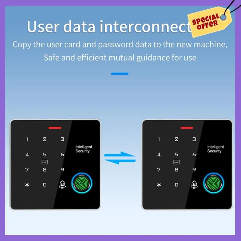 -A96Z Waterdichte metalen toegangscontrolemachine met dubbele frequentie Vingerafdrukdeuropener Standalone deuropener