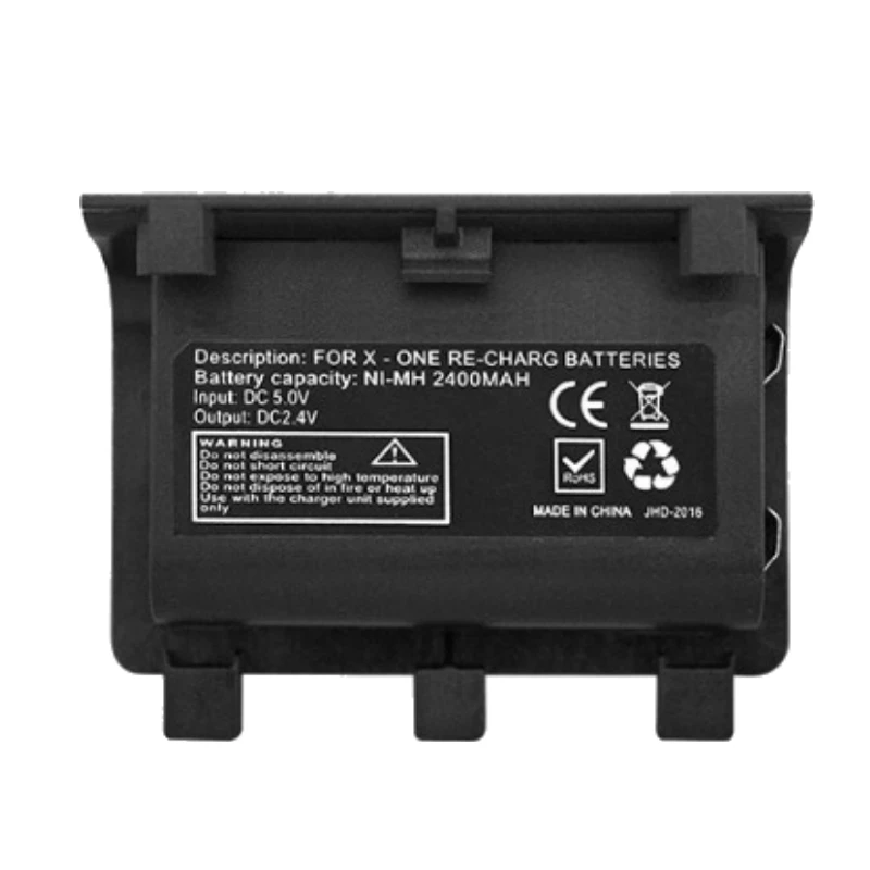 New 5V 2400mAh Replaceable NI-MH Battery Pack with USB Charging Cable for XBOX ONE Wireless Controller Gamepad Joypad Battery