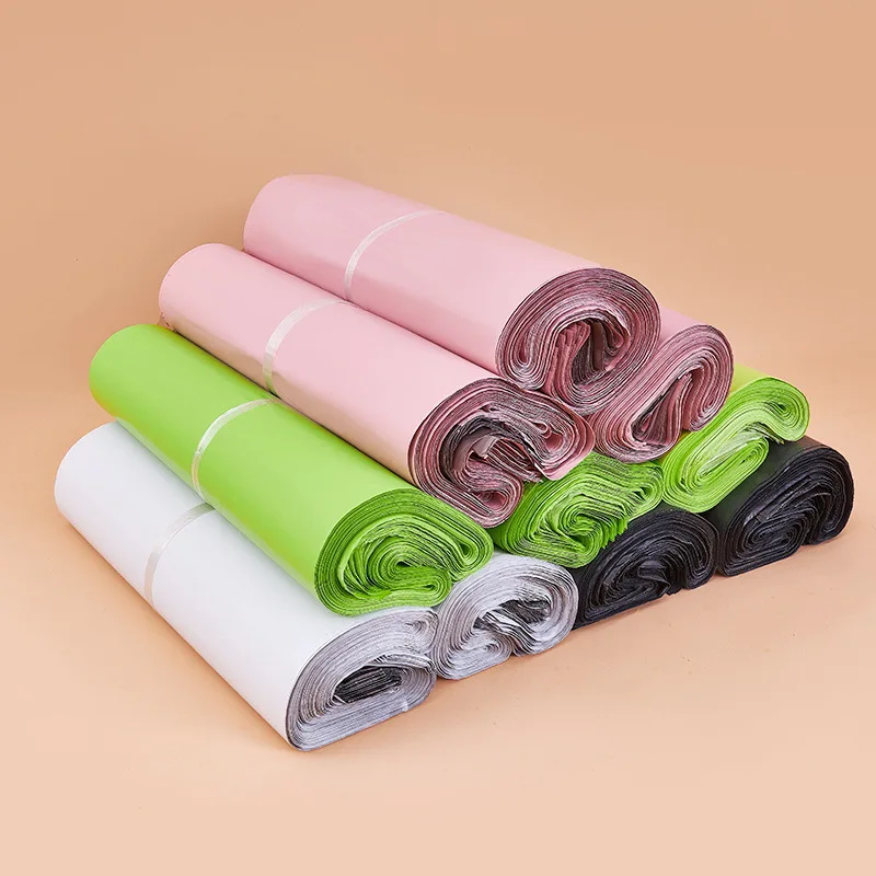 50 PCS Self-sealing Sticky Express Bags Storage Bags Plastic Envelope Mailing Bags Postal Transport Bags Custom Logo Printing