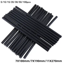 5-100pcs 7x190mm Hot-melt Gun Glue Sticks Hot Melt Stick Gun Adhesive DIY Tools for Hot-melt Glue Gun Repair Alloy Accessories