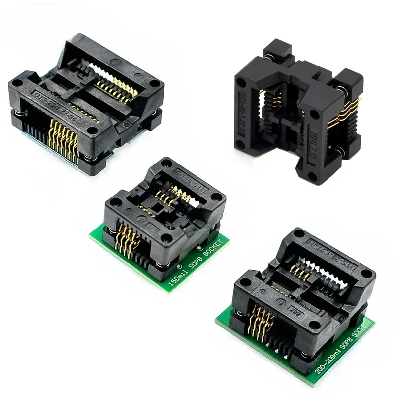 150Mil SOP8/SOP16 To DIP8 Converter Socket Module Programmer Adapter Electronics SA602 IC Test Conversion Burner Socket