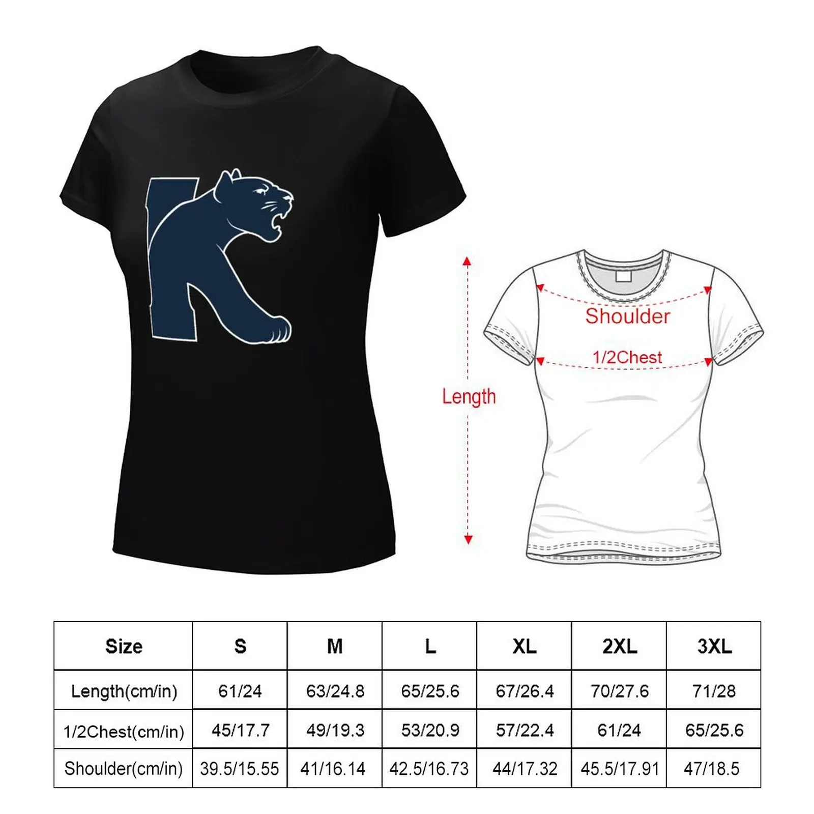 Cougars Union Kean T-Shirt kawaii clothes Blouse korean fashion cat shirts for Women