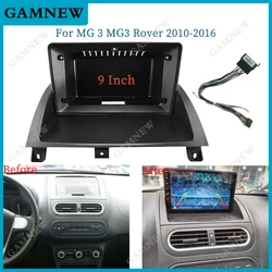2 Din Car Radio Fascia for ROVER MG3 2010-2016 DVD Stereo Frame Plate Adapter Mounting Dash Installation Bezel Trim Kit