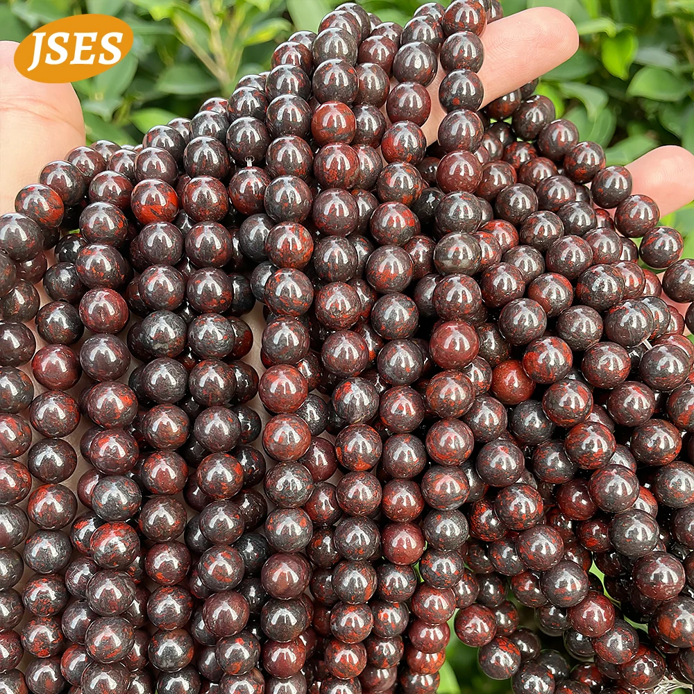 AA Natural Red Breciated Jasper Beads for Jewelry Making Needlework Accessories DIY Bracelets Necklace Strand Beads Wholesale