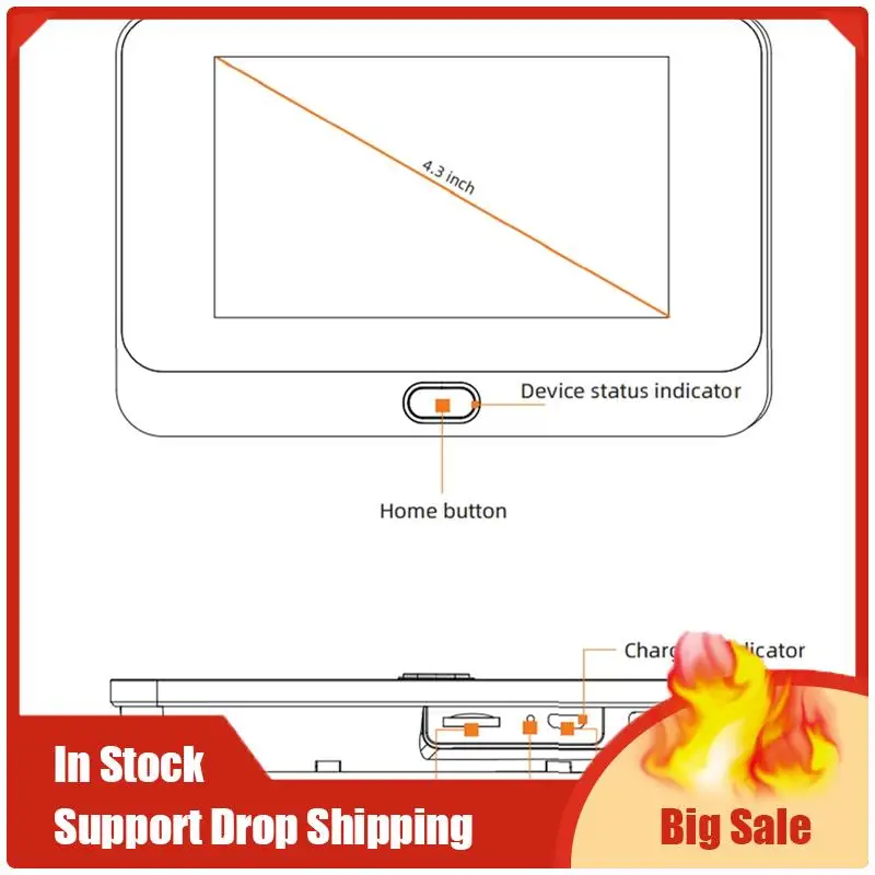 Лучшие предложения Smart Tuya 1080P Wi-Fi дверной звонок глазок камера пластиковый 5000 мАч аудио умный дверной звонок для Alexa Google