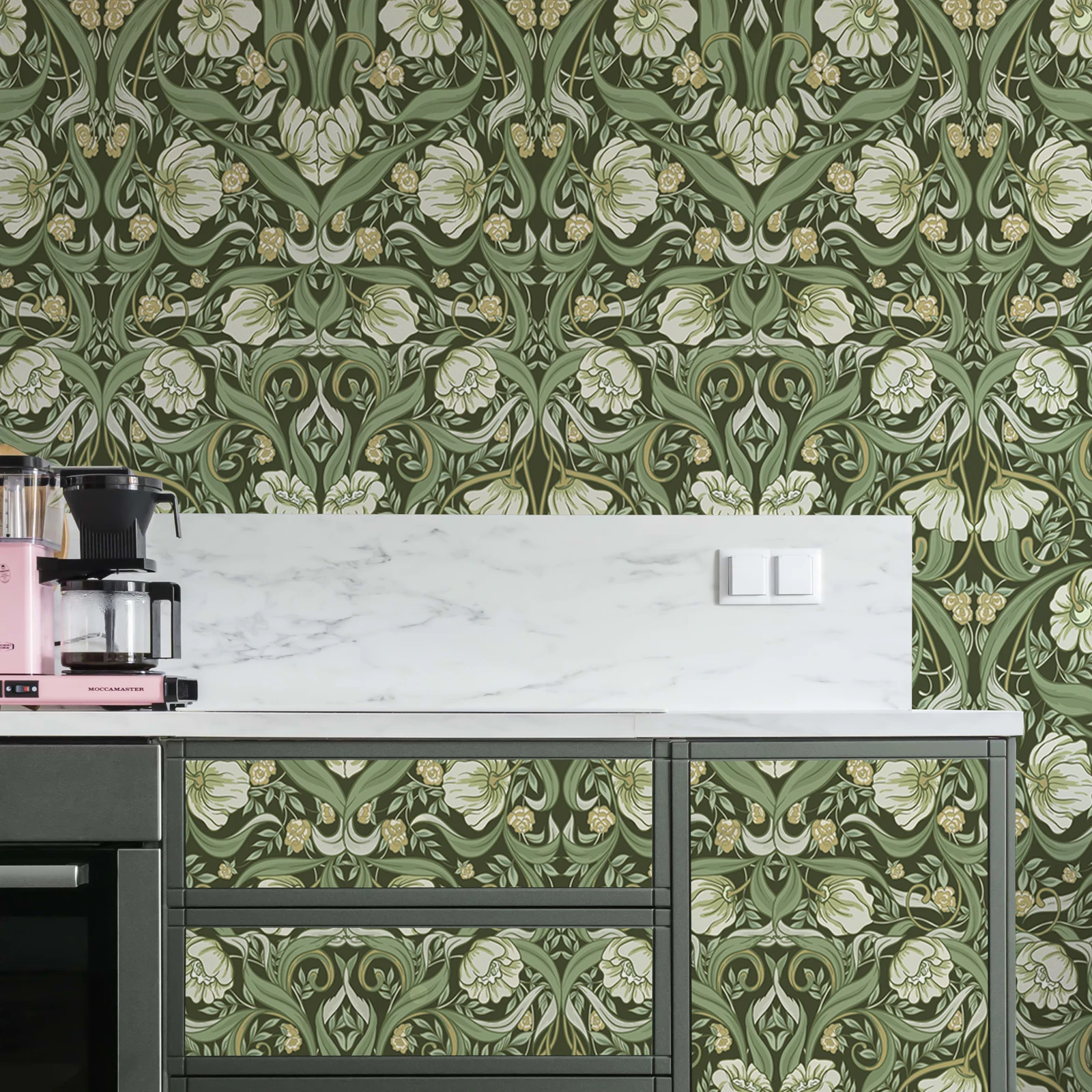 JIFFDIFF 44*600CM Wallpaper Bu - Home Bathroom Wear ulasan dan harga