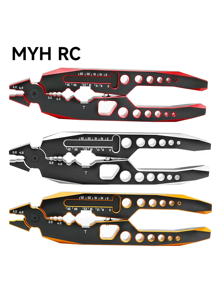 MYHRC التحكم عن بعد سيارة الجمعية أداة جميع المعادن متعددة الوظائف RC امتصاص الصدمات أداة كماشة الكرة زردية طويلة الفكين أداة