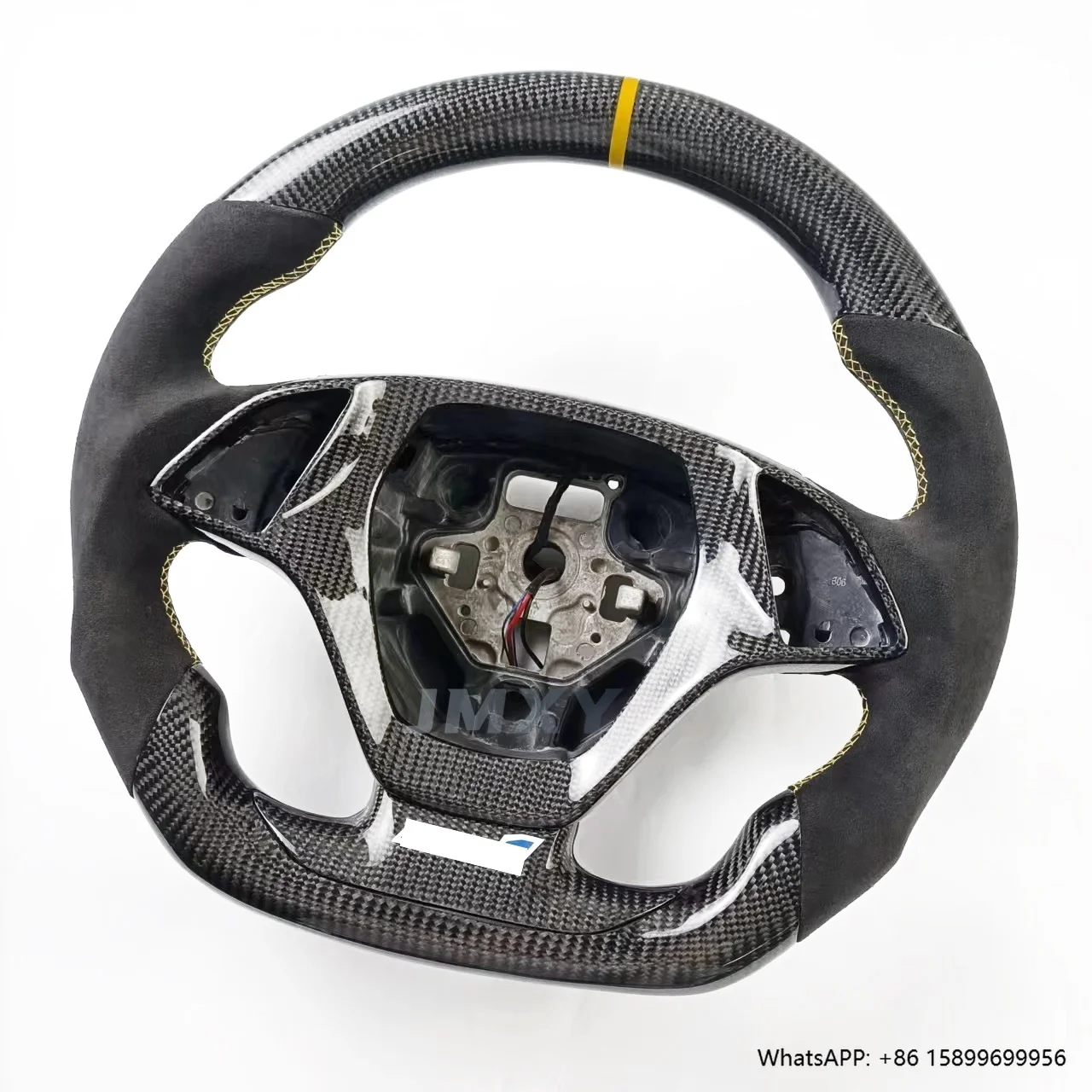 

High-end Customized Car Interior Carbon Fiber Steering Wheel, Suitable for Chevrolet Camaro ZR1 Corvette C7 Steering Wheel
