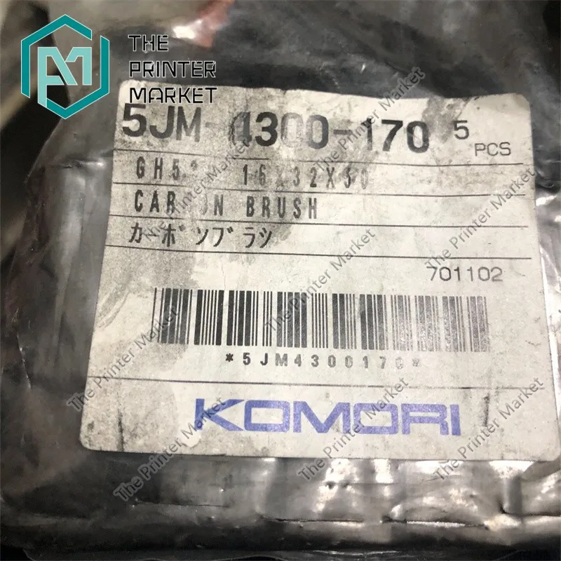 

5JM-4300-170 GH530 16×32×50 Carbon Brush For Komori 5JM4300170 Main Motor Carbon Brush Motor Printing Machine Spare Parts
