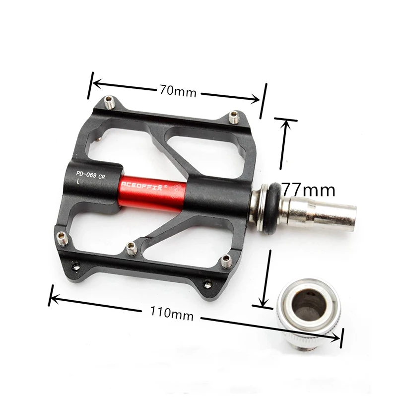 MKS Aceoffix Quick Release Pedal Aluminum Alloy Pedal For Brompton Folding Bike