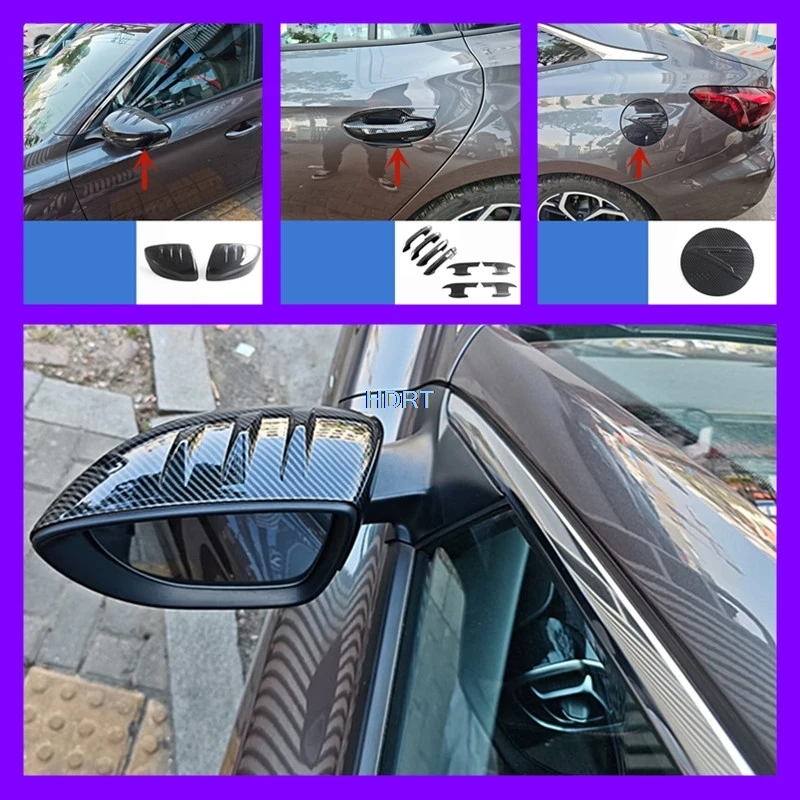 

Для MG 5 MG5 2021 + автомобильное зеркало заднего вида, топливный бак, боковая дверная ручка, чаша, защитная крышка, декоративные аксессуары, внешняя наклейка