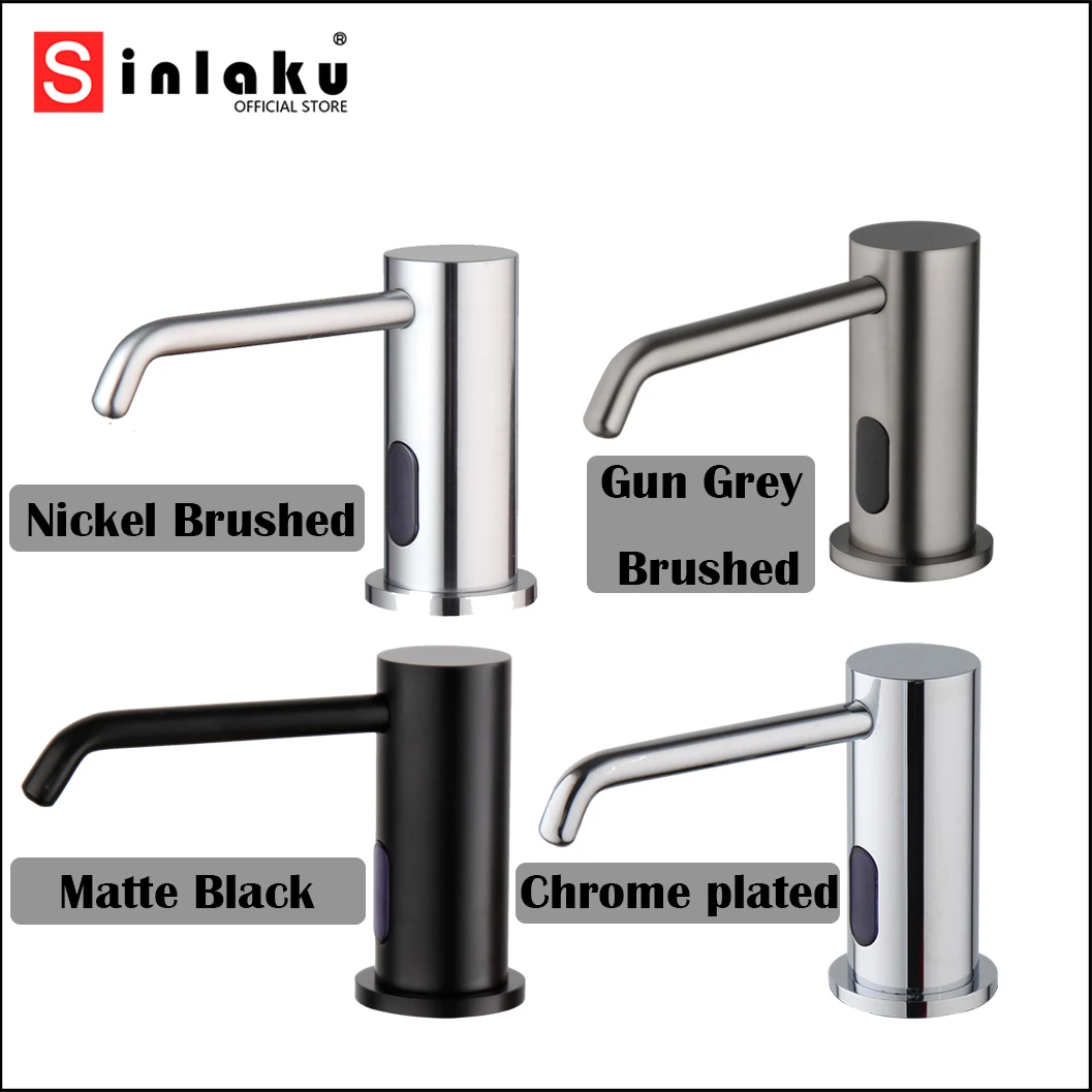 

SINLAKU Automatic Soap Dispenser For Liquid Soap Lotion Shower Gel Dispensers Tool Bathroom Accessories With ABS Plastic Bottle