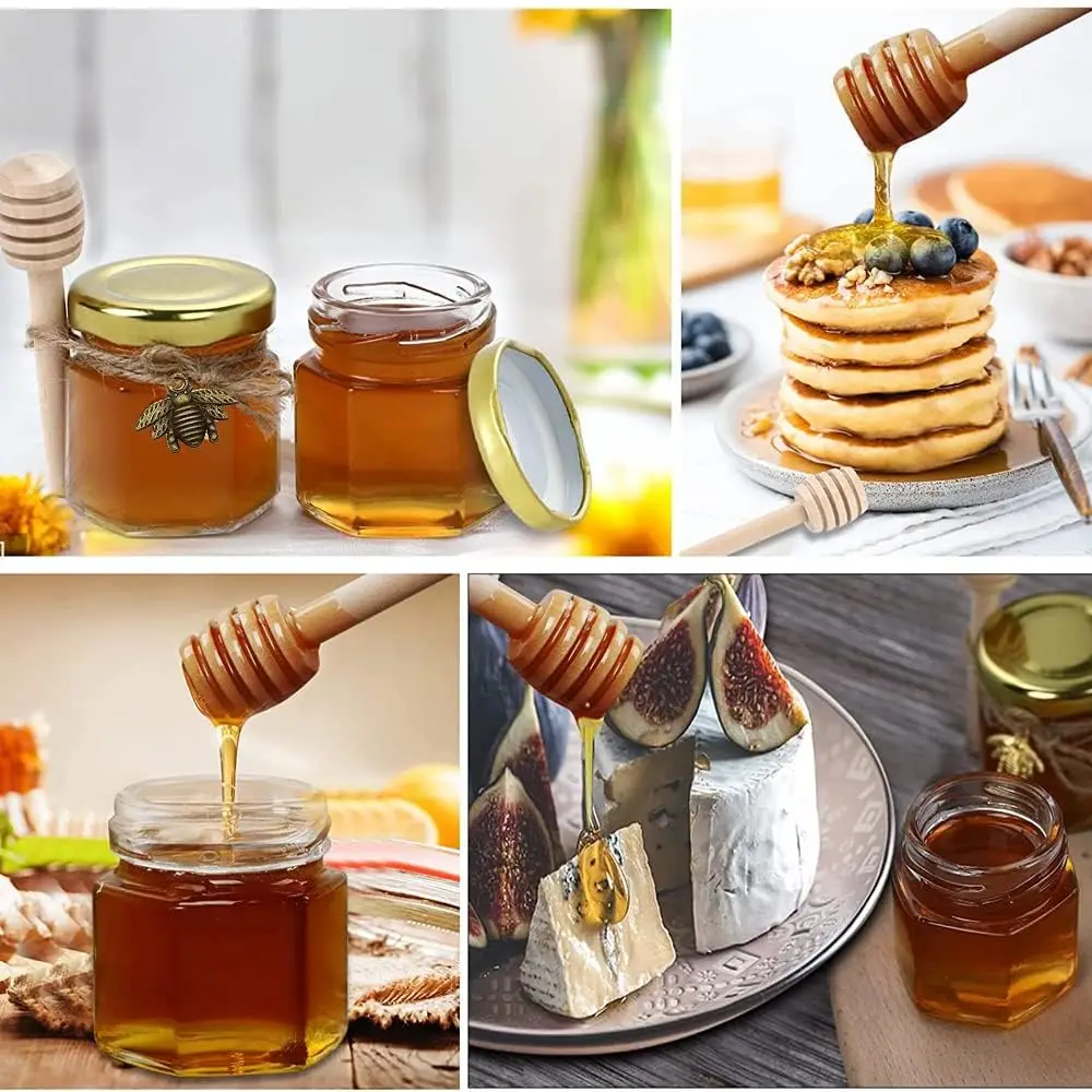 Tarro de cristal con tapas para miel: La solución perfecta para almacenar y regalar miel artesanal