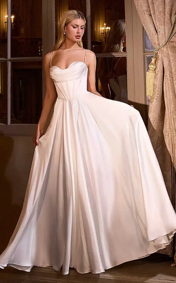 

Customized Simple Chiffon Criss-Cross Bow Pleat A-line Spaghetti strap Long Dresses Bespoke Occasion Dresses High quality Formal