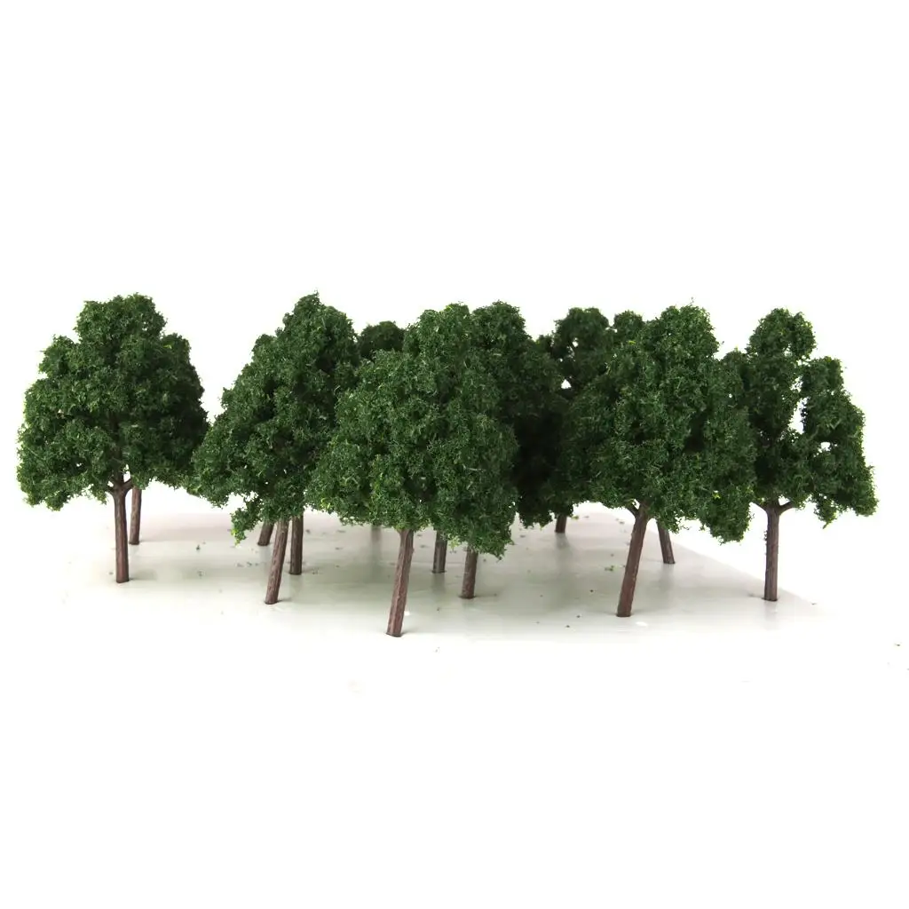 25 Packs 0 Scale Cypress Model Trees for Train Garden Layout Accss