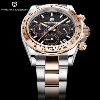 PAGANI DESIGN Fashion Brand Luxury Quartz Men Automatic Date Watches 100M Men Sport VK63 Chronograph Sapphire Glass Casual Watch 3