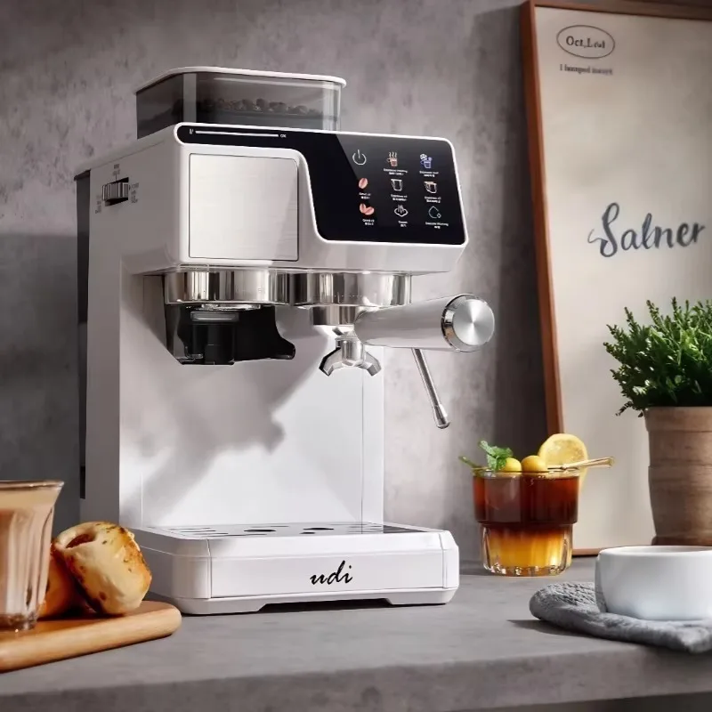 oo-High-End Fully Automatic Espresso Machine Home/Commercial/Dorm Portable Cold Hot Dual-Mode Extraction Removable Drip Hotels