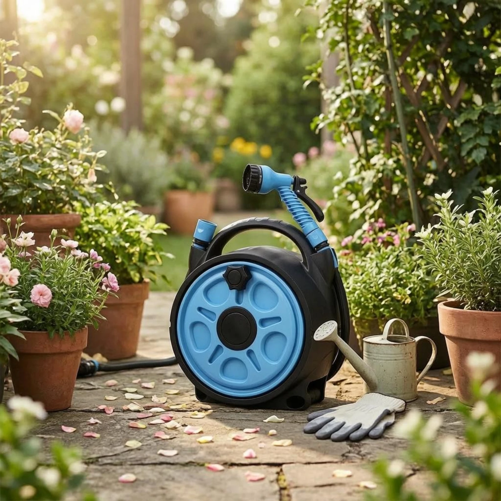 Hose Reel Sprayer Portable Car Wash Sprayer Handheld Spray Ergonomic Grip Outdoor Cleaning Gear Heavy Duty for Garden - view 5