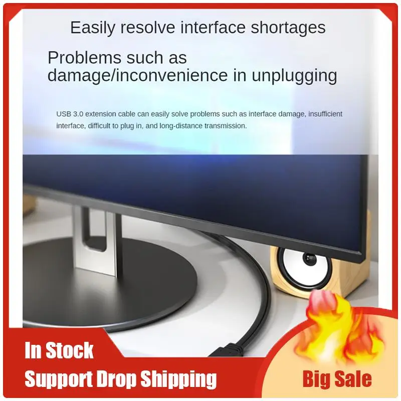 USB 3.0-Verlängerungskabel, Stecker auf Buchse, aktives Verlängerungskabel, USB-Repeater mit Signalverstärker, 49,2 Fuß/15 Meter, langlebig