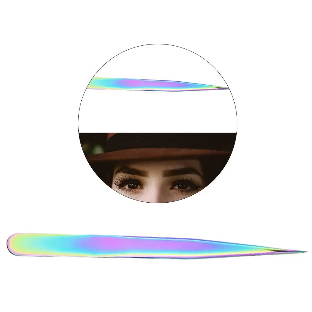 5xProfessional Eyelashes Tweezers Lashes Extension Stainless Steel Tweezers C