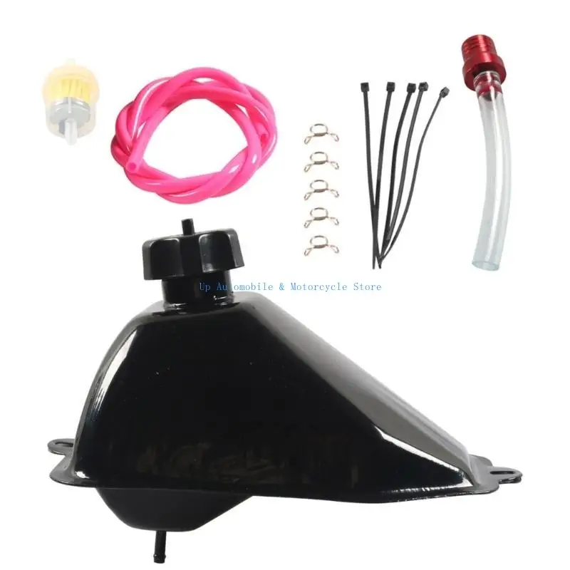 270E Tangki Bensin Besi Pengganti Penyimpanan Bahan Bakar 4 Roda Cocok untuk ATV Quads 50cc 125cc Model Cina Pengendara