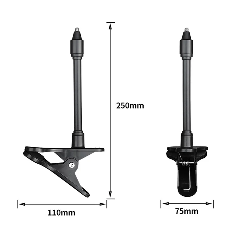 Protable Flexible Camera Clamp Mount, Monitor Camera Holder Stand Webcam Monitor Punch-free Bendable Bracket Base Universal