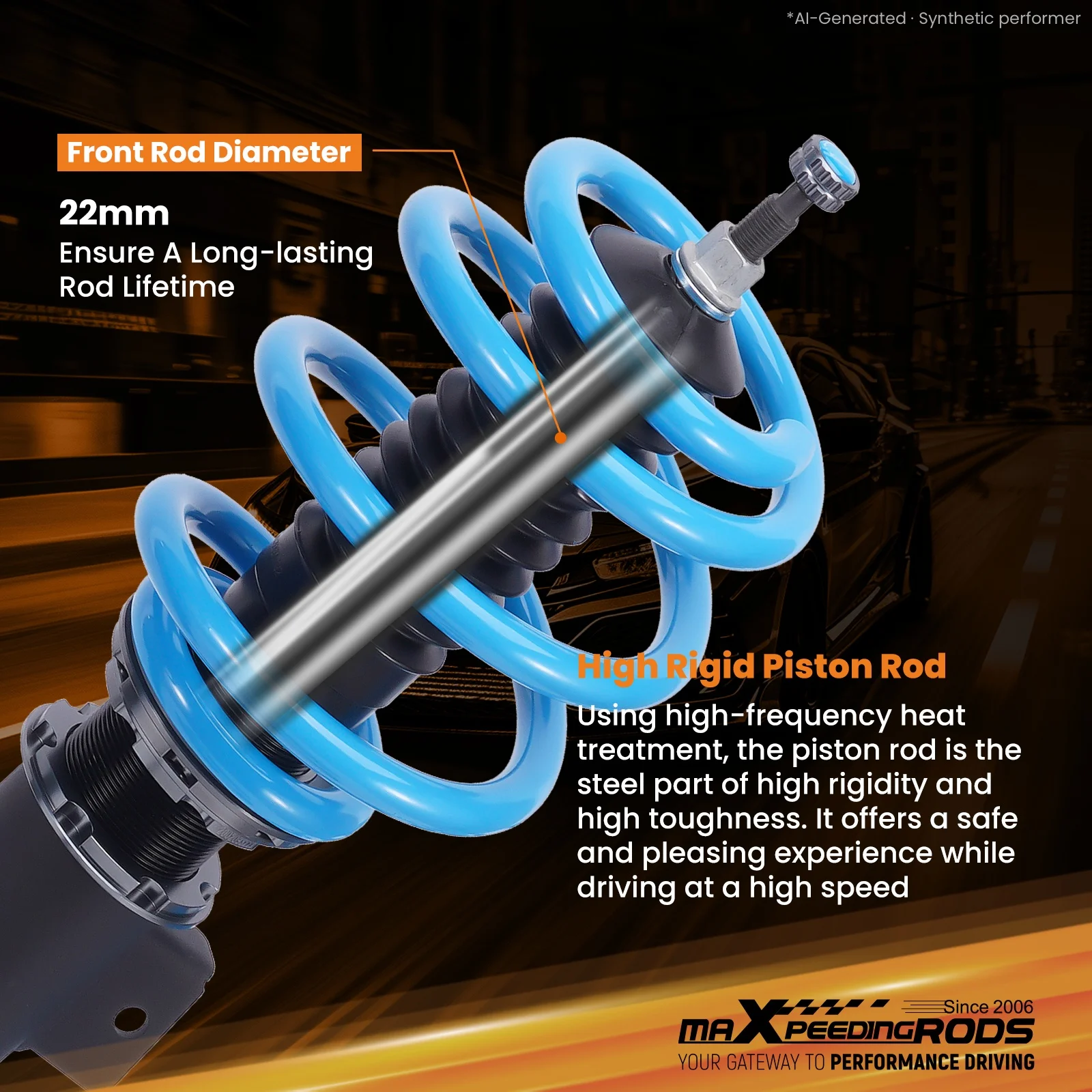 Upgrade Coilovers For Volvo S60 II 134 2011-2018 T5 D4 T6 2.5 T T3