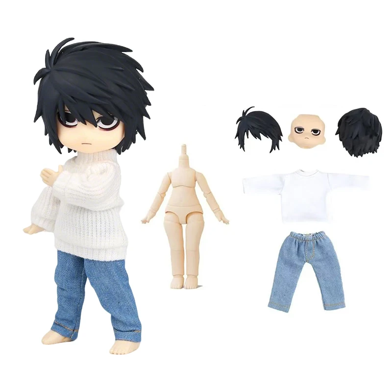 

Ob11 Death Note L Lawliet 1/12 Model Cute Anime Action Figure BJD Toy Collection Ornament Girls Gift