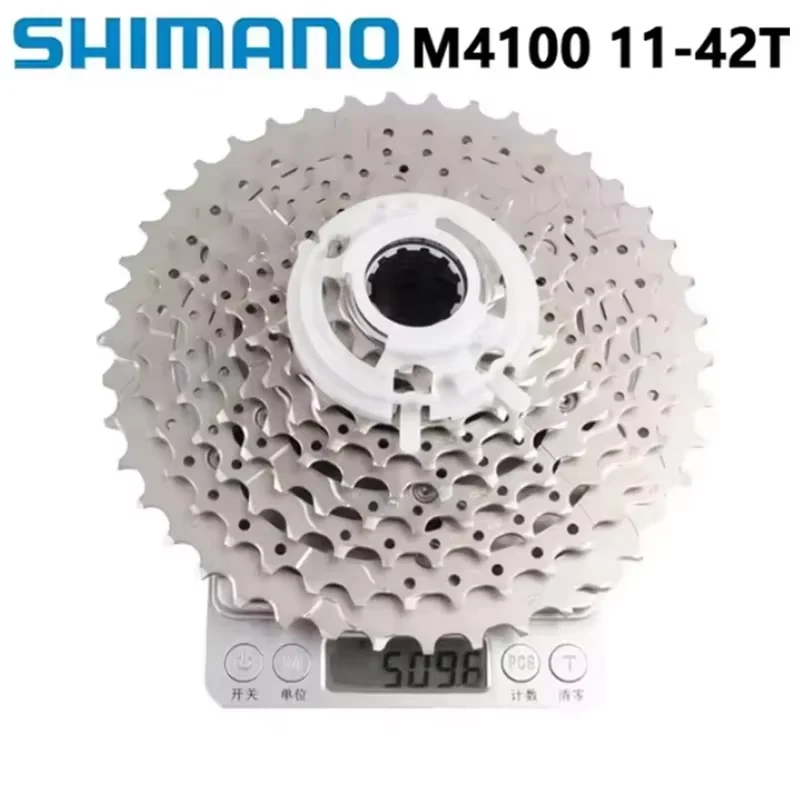 Cassette Shimano DEORE M4100 10 vitesses pour vélo de montagne et de route, roue libre 11-42T, accessoires de vélo VTT