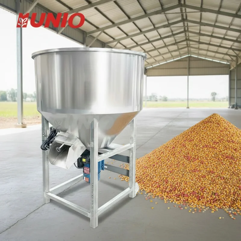 

Hot Sale High Efficiency Feed Mixer Stable Durable For Poultry Farm And Livestock Breeding In Zambia Malawi