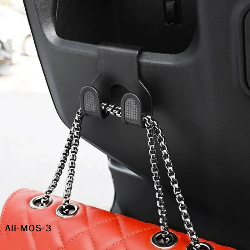 【S】1/5/10Pcs Hidden Car Hook For Electric Vehicles Multi-functional Rear Seat Phone Holder Hook Auto Interior Accessories