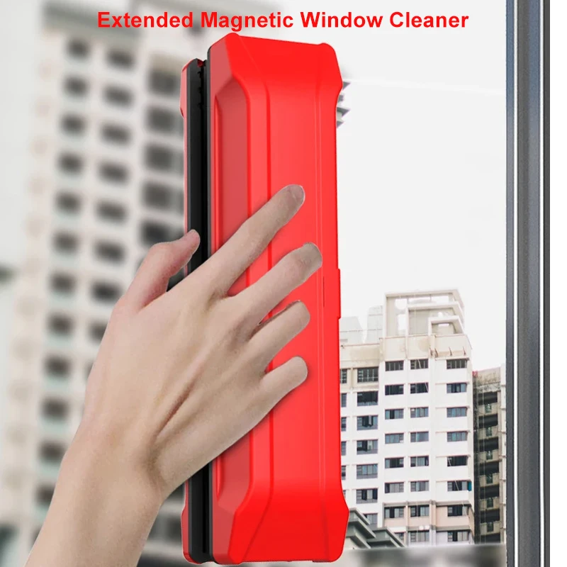 

Extended Magnetic Window Cleaner Household Double Layer Glass Cleaner Double-sided Glass Cleaning Tool For High-rise Buildings