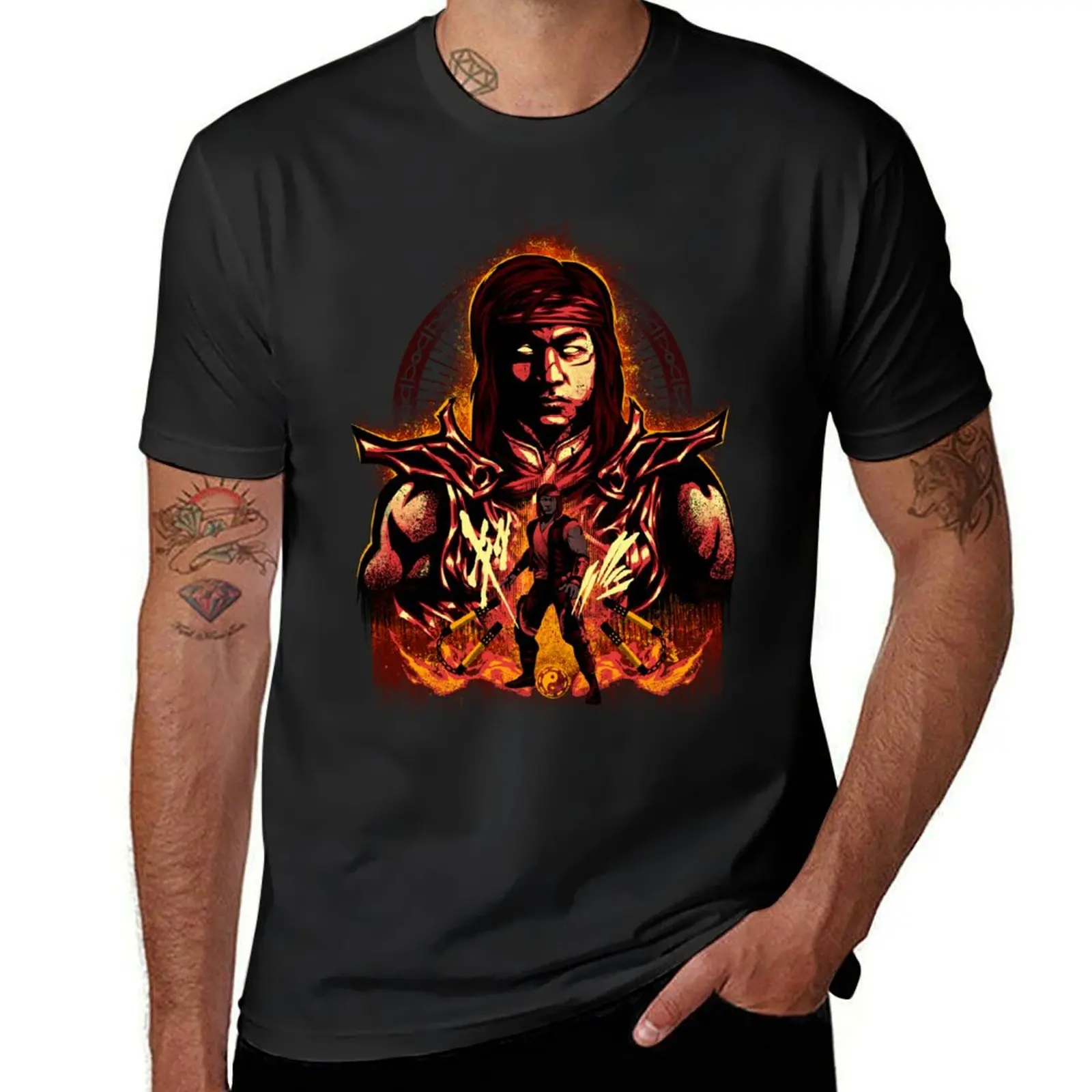 

Eternal God of Fire Liu Kang T-Shirt sublime topping cute clothes mens tall t shirts